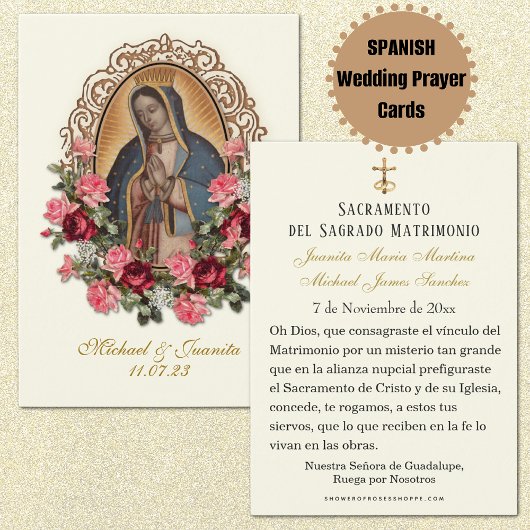 Spanisch Katholische Guadalupe Hochzeit Heilige Ka