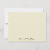 Spanisch Katholische Jungfrau Mary Condolence Dankeskarte (Rückseite)