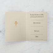 Spanisch Katholische Messe Gebet Karte (Innenseite)