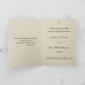 Spanisch Katholisches Beileid Gebet bieten Karte (Innenseite)