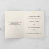 Spanisch Katholisches Beileid Gebet bieten Karte (Innenseite)