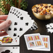 Spanisch kennzeichnet, von einem französischen spielkarten (In Situ)