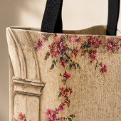 Spanisch Kolonialarchitektur Blumen Vintage Rustik Tasche