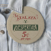 Spanisch La Atalaya Y Despertad 5 Cent Button (Beispiel)