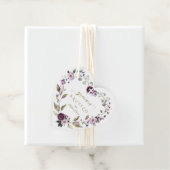 Spanisch Lila Pink Blume Gracias Bautizo Geschenkanhänger (Beispiel)