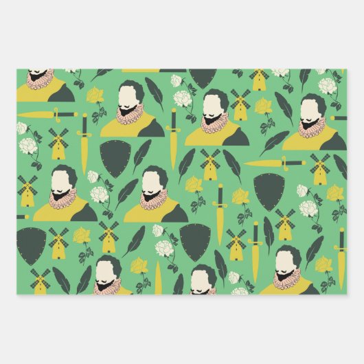 Spanisch Literaturlehrer Packpapier Geschenkpapier Set (Vorderseite 3)