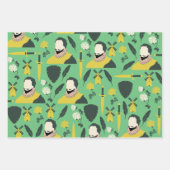 Spanisch Literaturlehrer Packpapier Geschenkpapier Set (Vorderseite)