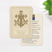 Spanisch-Maria-Katholische Beerdigungskarte - (Schreibtisch)