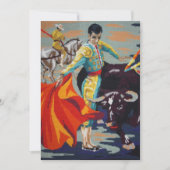 Spanisch-Matador-Einladung Einladung (Vorderseite)