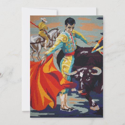 Spanisch-Matador-Einladung Einladung (Vorderseite)