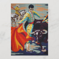 Spanisch-Matador-Einladung
