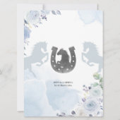 Spanisch Mexikanischer Silbertaufe Einladung (Rückseite)