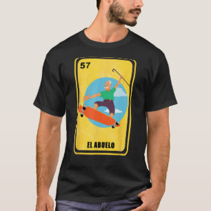 Spanisch-mexikanisches Bingogeschenk für Abuelo -  T-Shirt