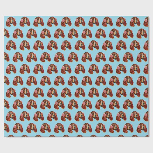 Spanisch mit rosa Earmuffs Geschenkpapier (Flach)