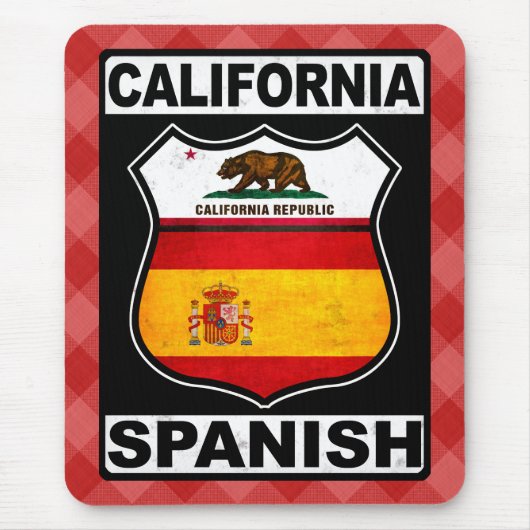 Spanisch-Mousemat in Kalifornien Mousepad (Vorne)