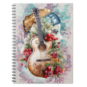 Spanisch Music Spiral Foto Notebook Notizblock (Vorderseite)