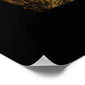 Spanisch Mustang, Bald Adler & Galaxy Art Poster (Ecke)