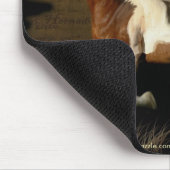SPANISCH MUSTANG BARB HORSE LOVER Mousepad (Ecke)