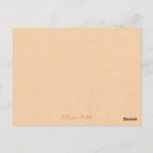 Spanisch nicht mehr 2-1 Fleisch~Wedgecake Scriptur Postkarte (Rückseite)