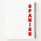 Spanisch Notizblock (Rückseite)