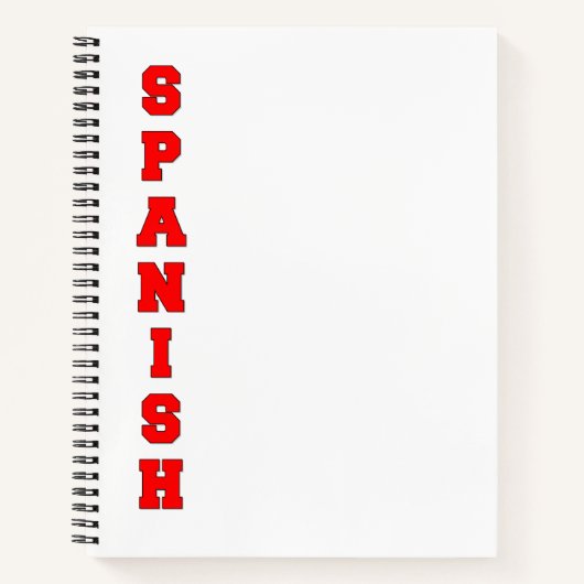 Spanisch Notizblock (Vorderseite)