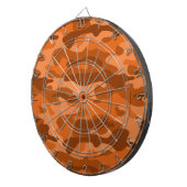 Spanisch Orange Monocolor Camo Dartscheibe (Vorderseite rechts)