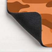Spanisch Orange Monocolor Camo Mousepad (Ecke)