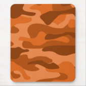 Spanisch Orange Monocolor Camo Mousepad (Vorne)