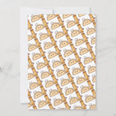 Spanisch Philippinische Empanada & Lumpia Verlobun Einladung (Rückseite)