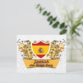 Spanisch Postkarte (Stehend Vorderseite)