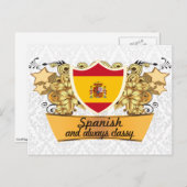 Spanisch Postkarte (Vorne/Hinten)