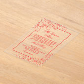 Spanisch Quinceanera Acryleinladungen (Ablage )