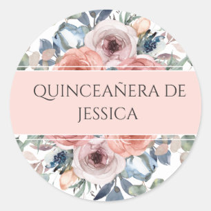 Spanisch, Quinceañera, Umschlag Aufkleber von Blum