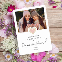 Spanisch Rosa Herz Foto Dama de Honda Quinceañera