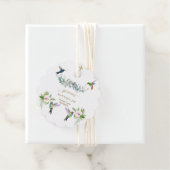 Spanisch Rosa Hibiskus Blume Eukalyptus Bautizo Geschenkanhänger (Beispiel)