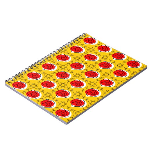 Spanisch Rose Multi Notebook Notizblock (Linke Seite)