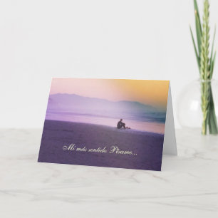 Spanisch: Sentido pésame/Beileid Karte