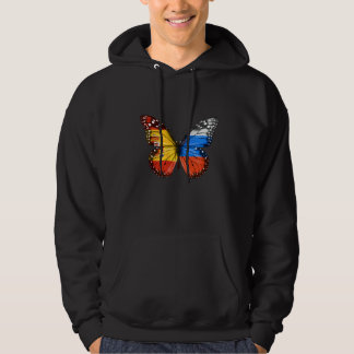 Spanisch-Slowenische Fahne Hoodie