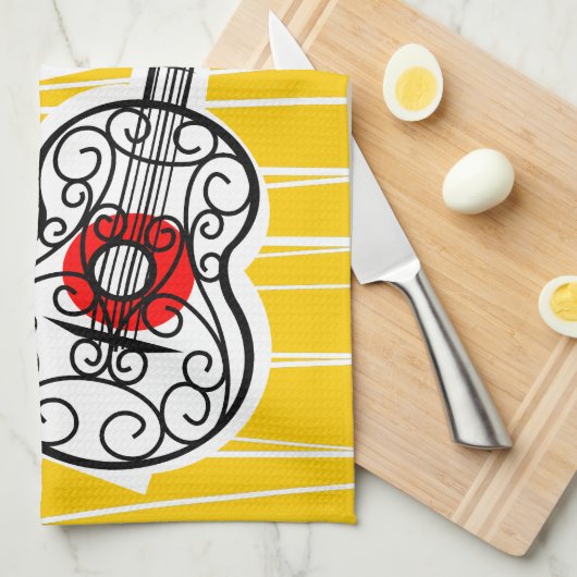 Spanisch Souvenirküche Handtuch (Viertel Falte)