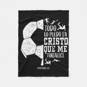 Spanisch Spanish Christian Soccer Fußball Filipens Fleecedecke