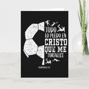 Spanisch Spanish Christian Soccer Fußball Filipens Karte