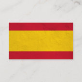 Spanisch Sprachlehrer-Visitenkarte Visitenkarte (Rückseite)