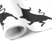 Spanisch Stier Geschenkpapier (Rolleneckpunkt)