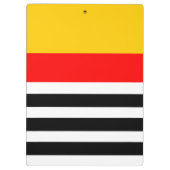 Spanisch Stripe Classic Clip Board Klemmbrett (Rückseite)