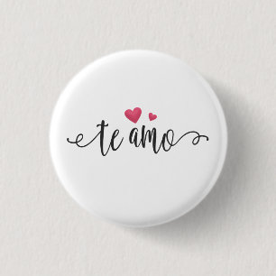 Spanisch Te Amo I Liebe You Valentine Button