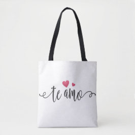 Spanisch Te Amo I Liebe You Valentine| Gesamtbeute Tasche