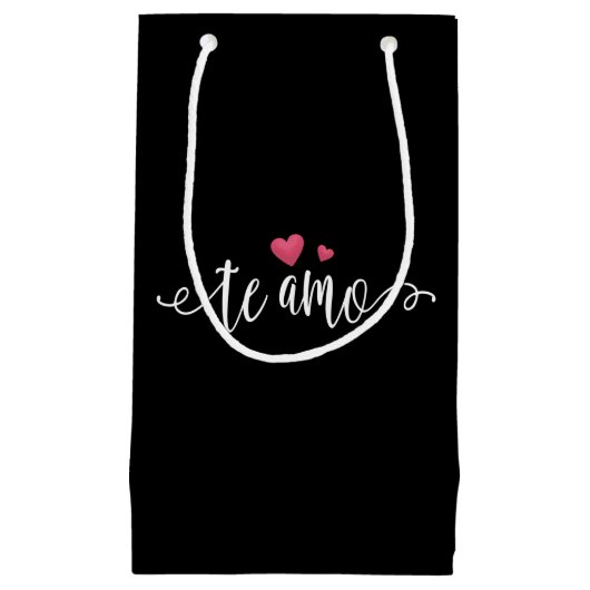 Spanisch Te Amo I Liebe You Valentine | Geschenktü Kleine Geschenktüte (Vorderseite)