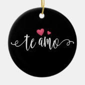Spanisch Te Amo I Liebe You Valentine | Ornament (Vorne)