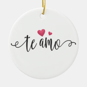 Spanisch Te Amo I Liebe You Valentine Ornament