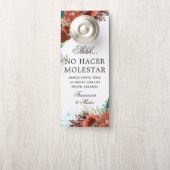 Spanisch Türkis und Korallenhochzeiten stören nich Türanhänger (Auf Knauf)